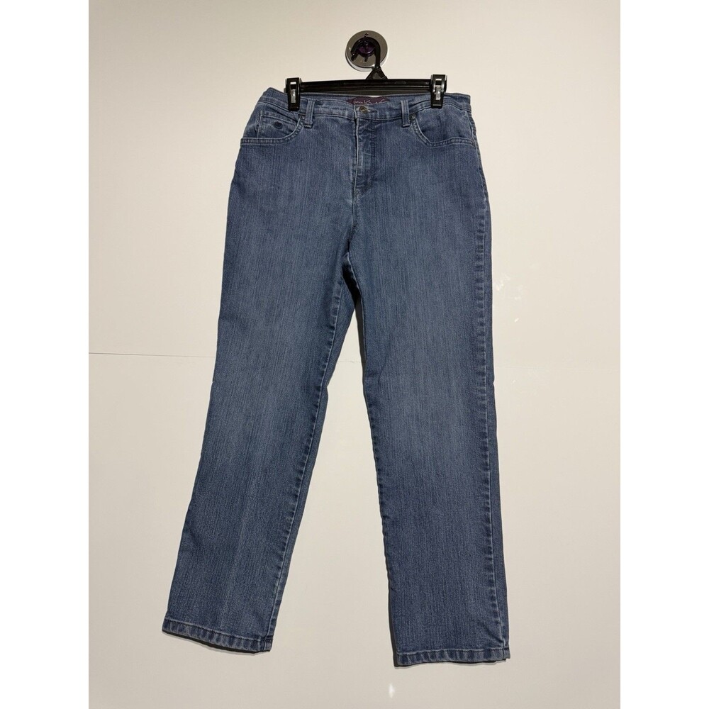 Gloria Vanderbilt Amanda Classic Fit Straight Leg Blue Jeans Women's Size 12